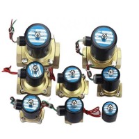 Dn10 Dn15 Dn20 Dn25 Dn32 Dn40 Dn50 3/8 1/2 3/4 1 1.2 1.5 2 Inch 2w Normally Closed Ac220v Dc12v Dc24v Solenoid Ball Valve